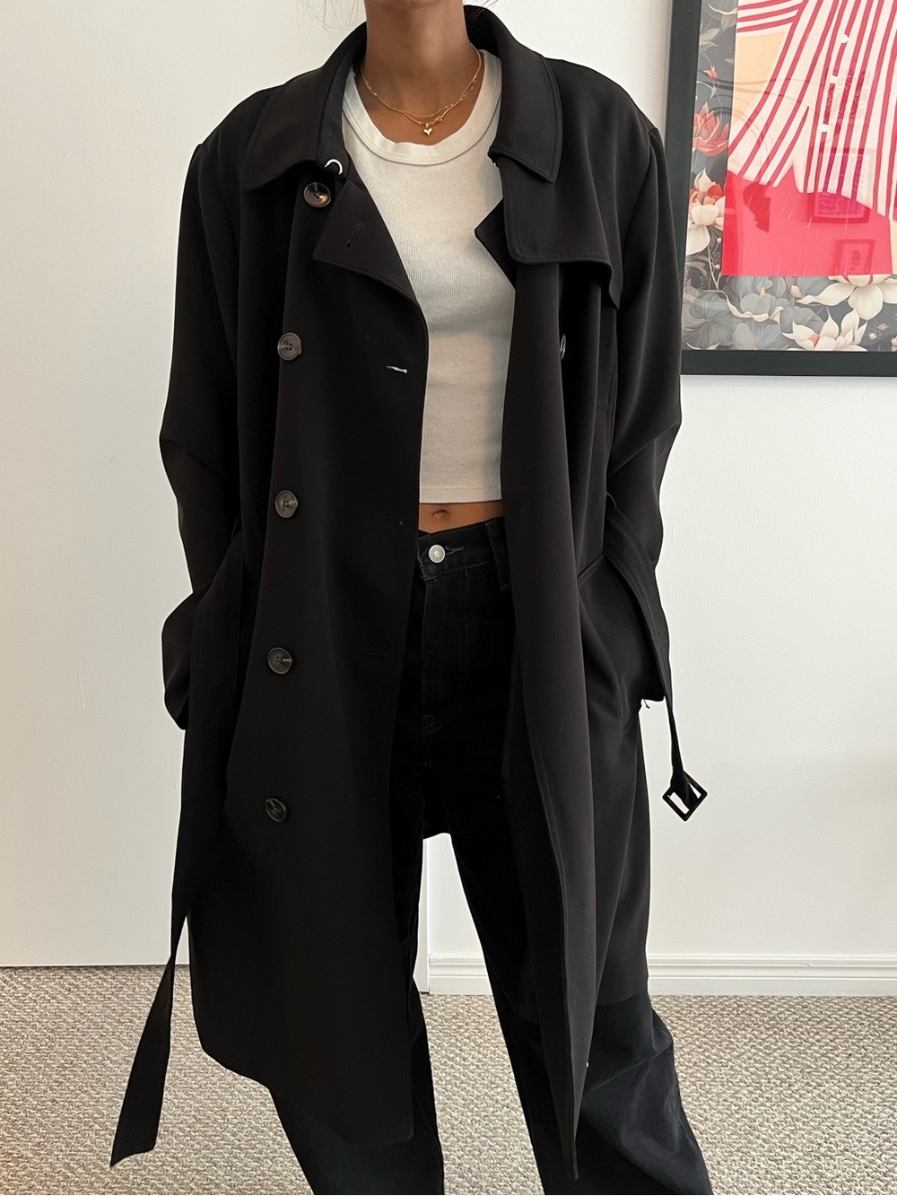 H&M Trench Coat XL